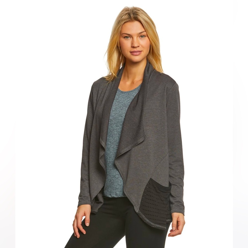 Balance Collection Estella Waterfall After Yoga Wrap or Cardigan - Picture 3 of 12